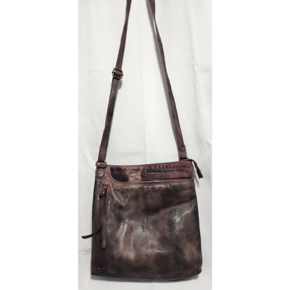 Unbranded Distressed Purple Crossbody Bag Made In‎ India